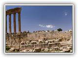 Liban 228  Baalbek  - Temple of Jupiter columns